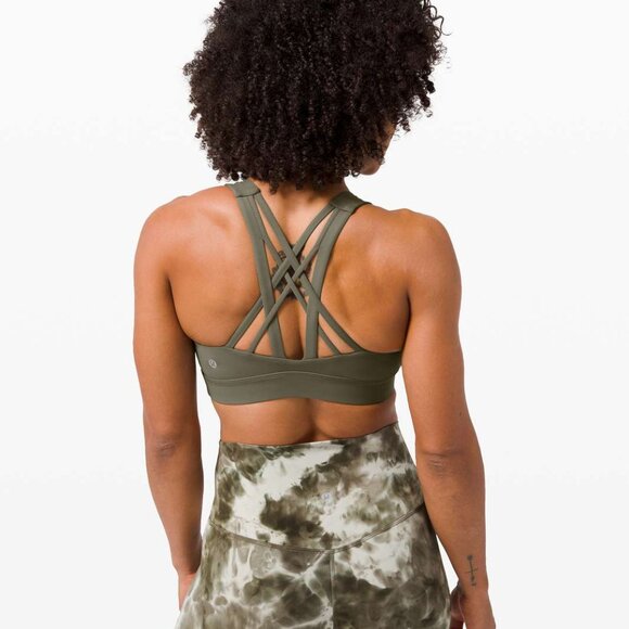 Lululemon Free To Be Elevated Bra *Light Support, DD/E Cup Army Green | 2 - Picture 6 of 9